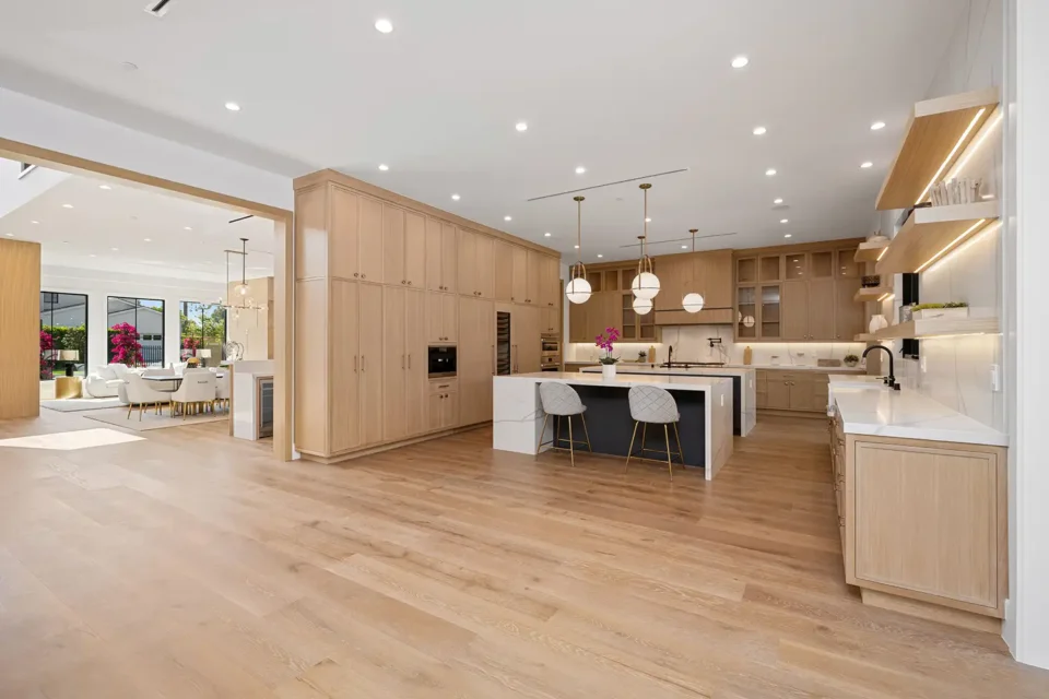 home interior with wood flooring